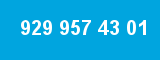 929 957 43 01 929 957 43 01